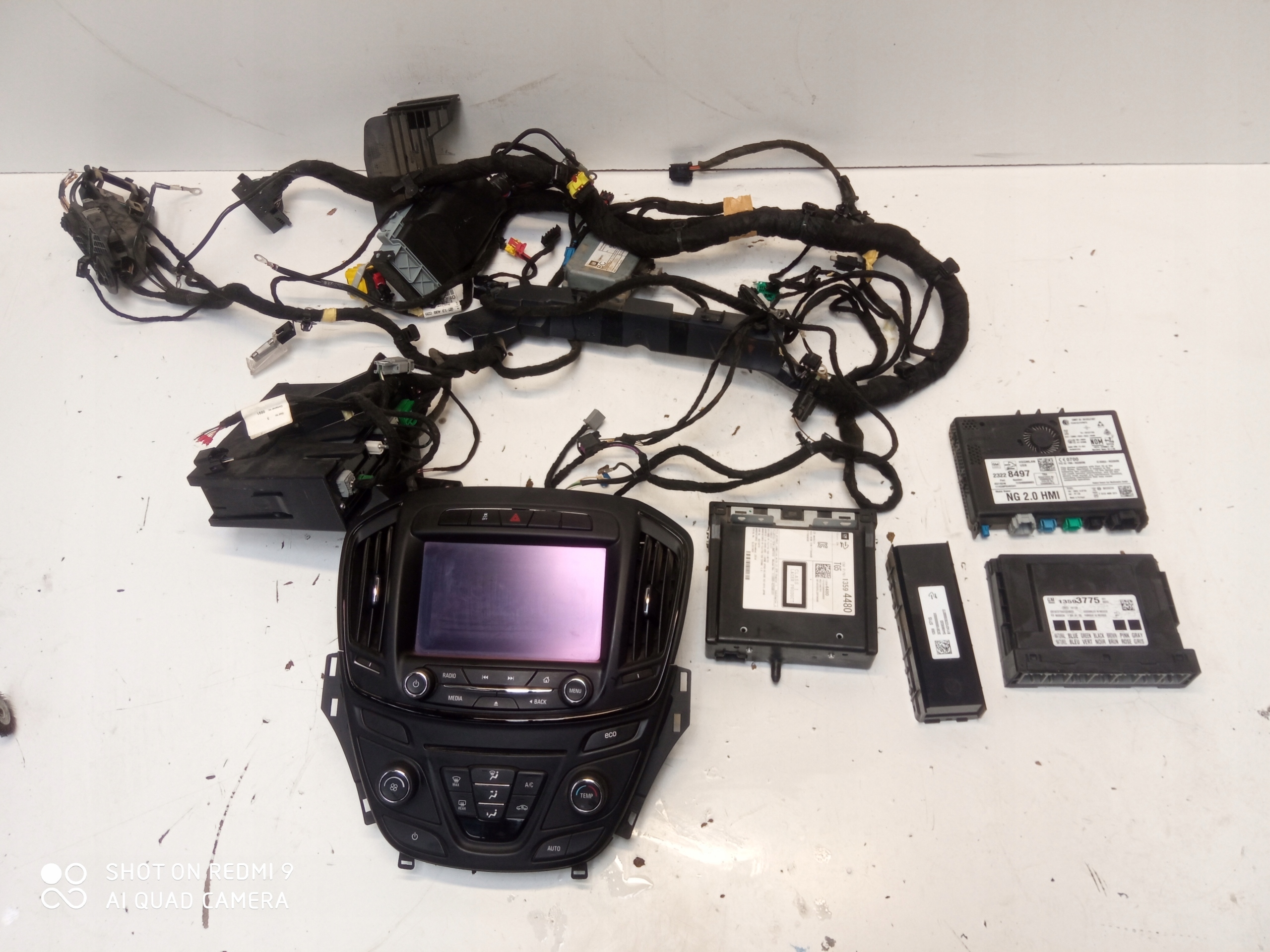 OPEL INSIGNIA A LIFT RADIO NAWIGACJA HMI ZESTAW