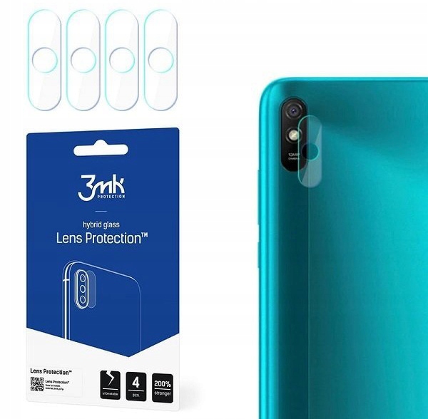 

Szkło do Xiaomi Redmi 9A na Tył Aparatu 4 szt