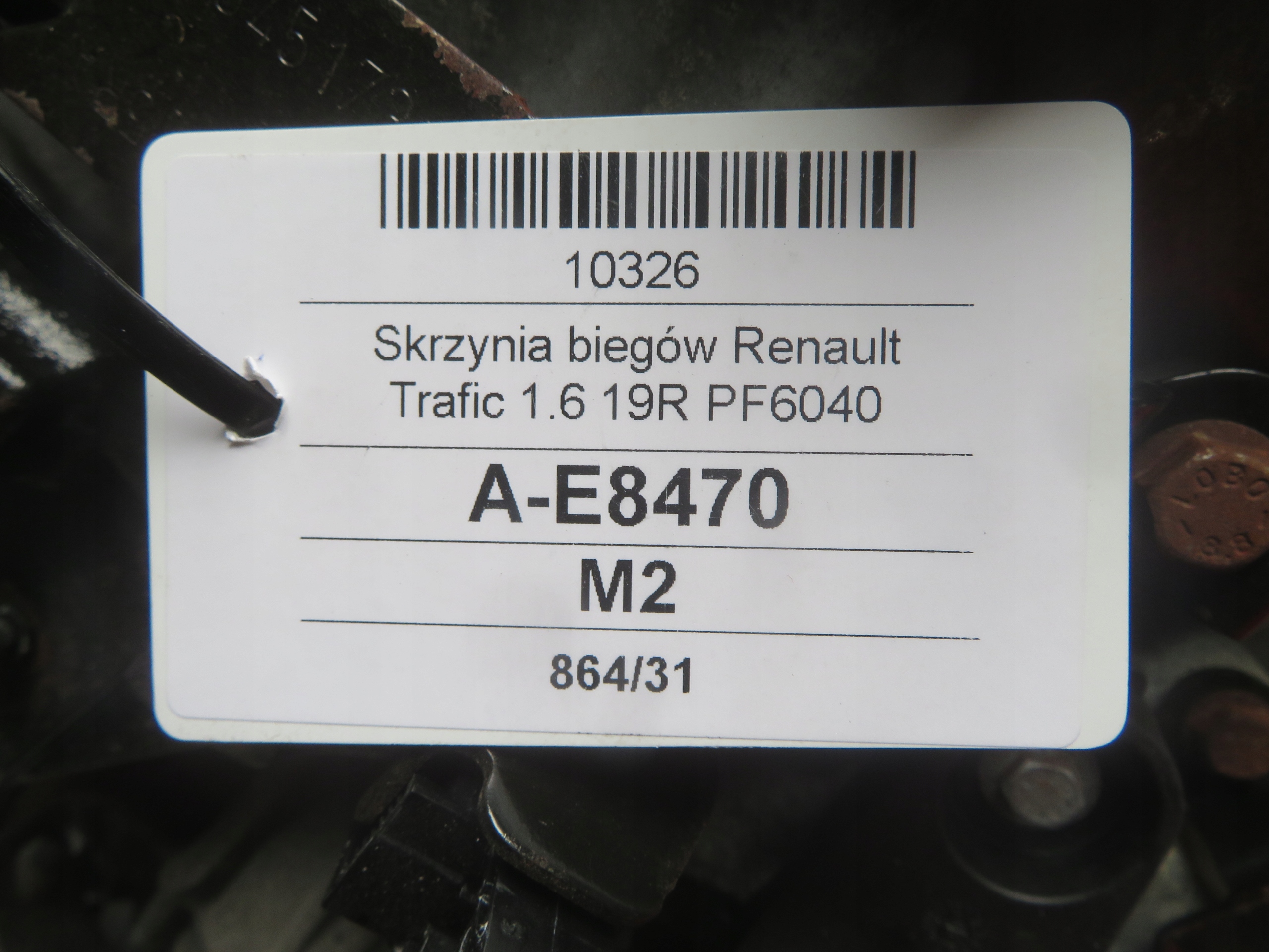 RENAULT TRAFIC OPEL VIVARO 19R 1.6 DCI Getriebe PF6040