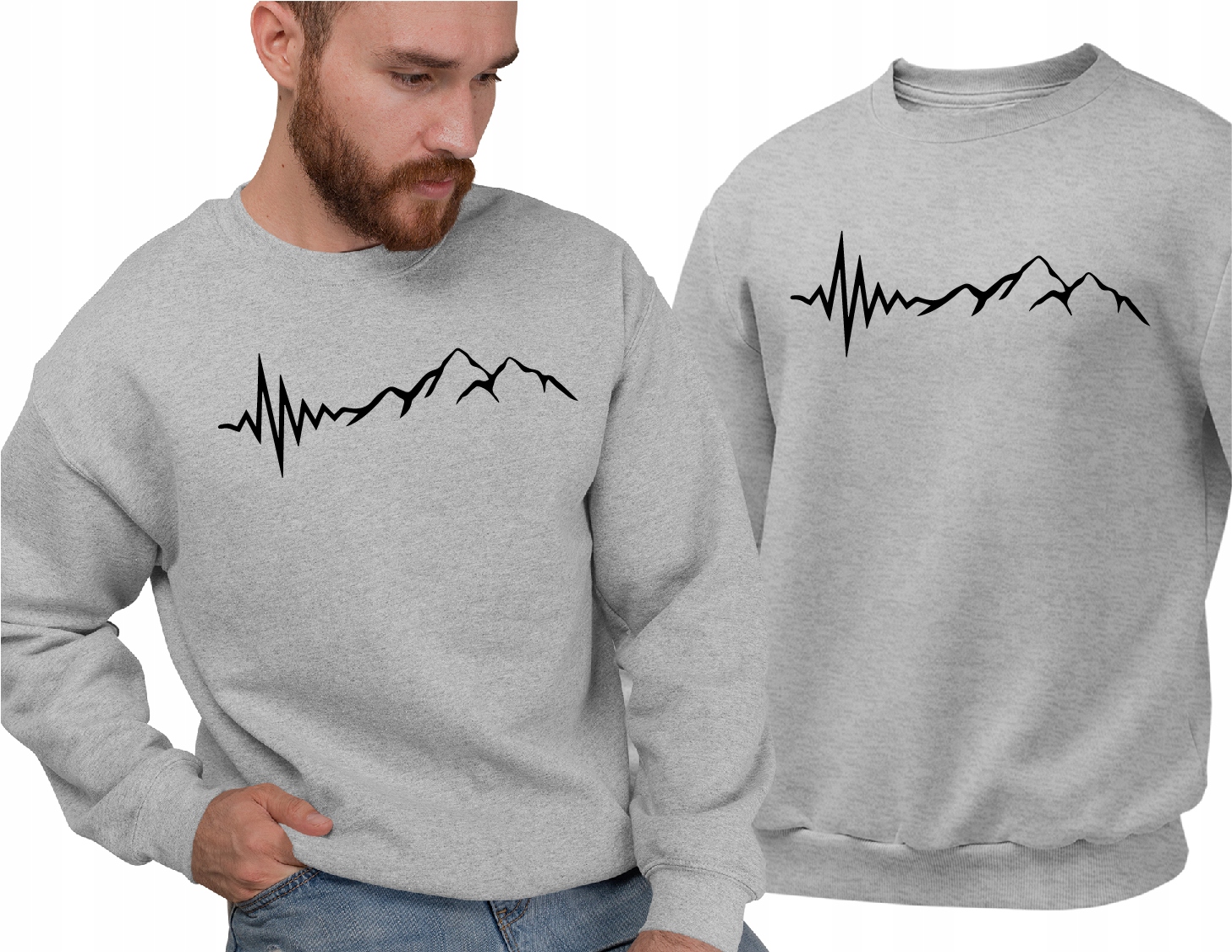 

Bluza męska Góry Linia Życia Hobby