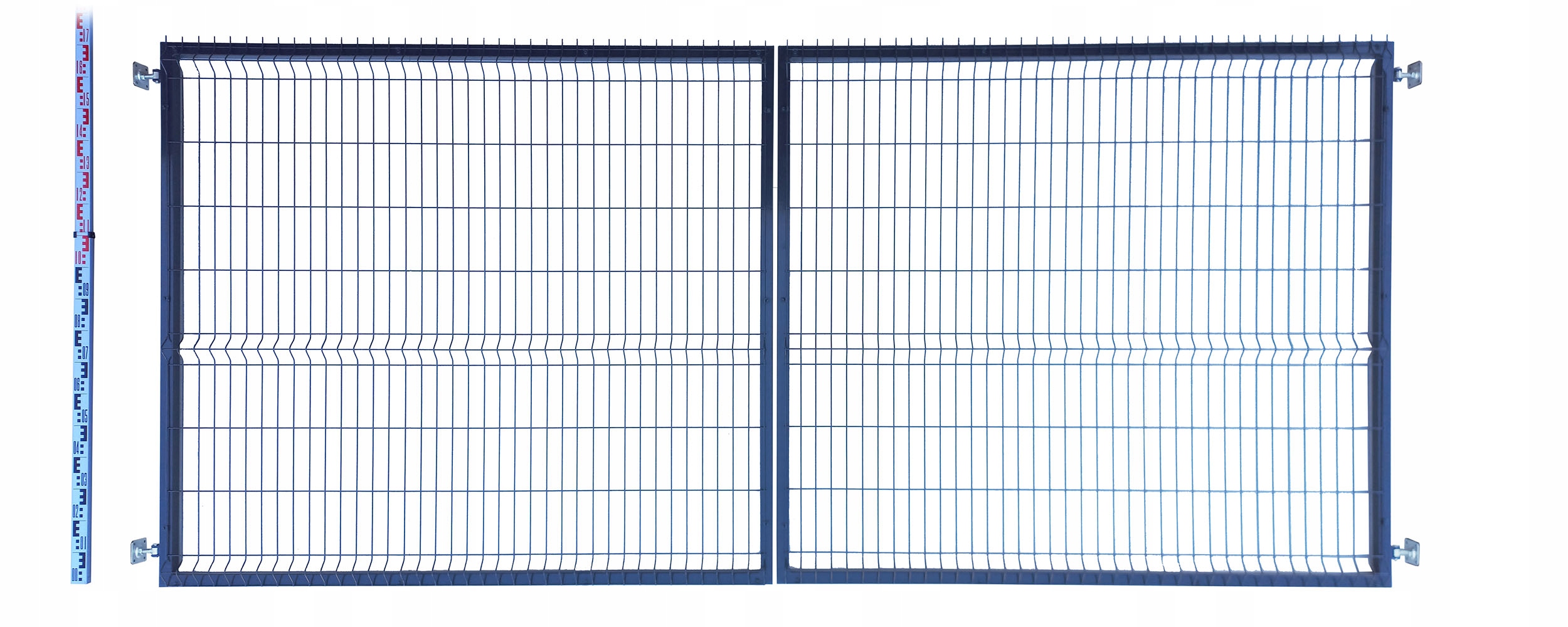 Brána Pletivové 170cm antracit panelový grafit RAL7016 dvoukřídlý 173cm