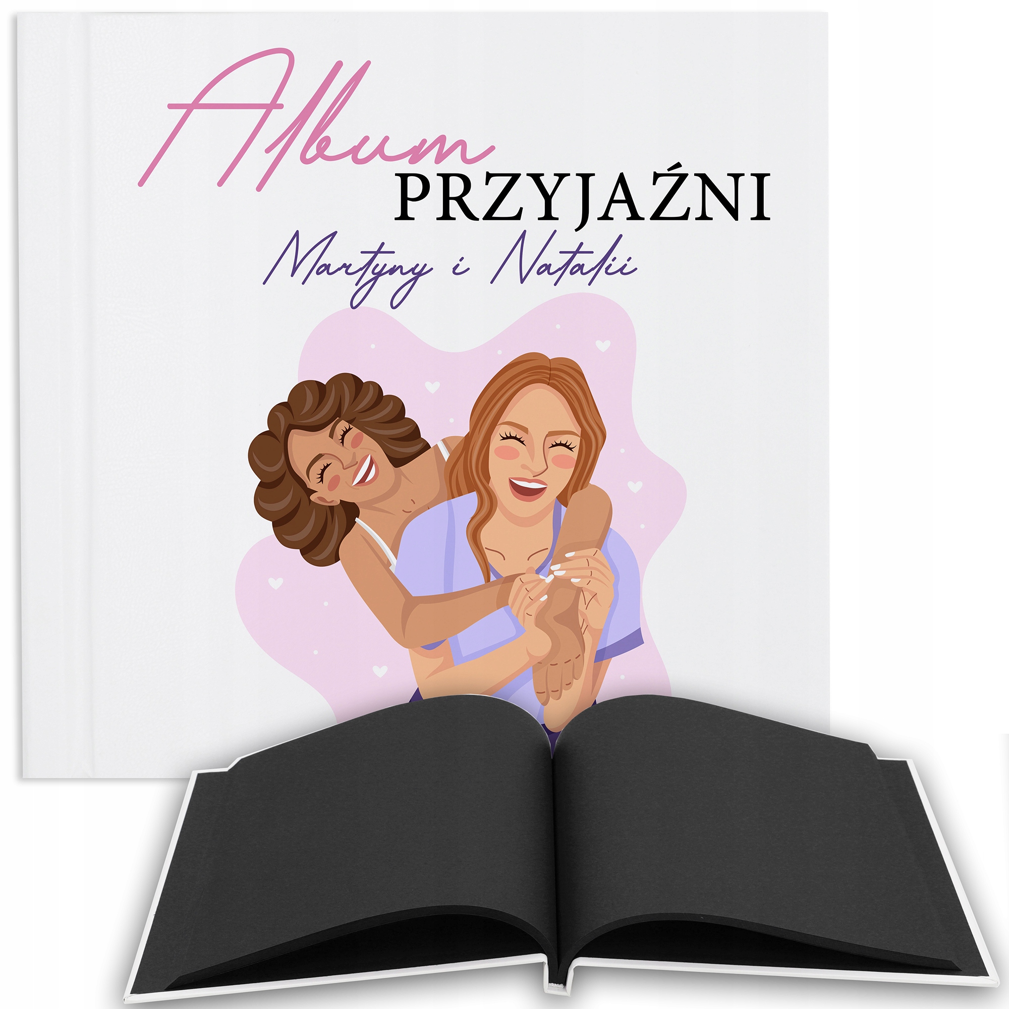 Album Dárek Den přátelství Černé stránky Vzory