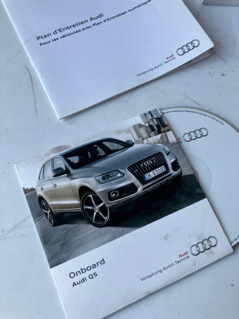 INSTRUKCJA KSIAZKA AUDI SQ5 8R