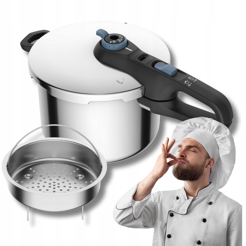 Tlakový Hrnec Tefal 6L z nerezové oceli Indukce