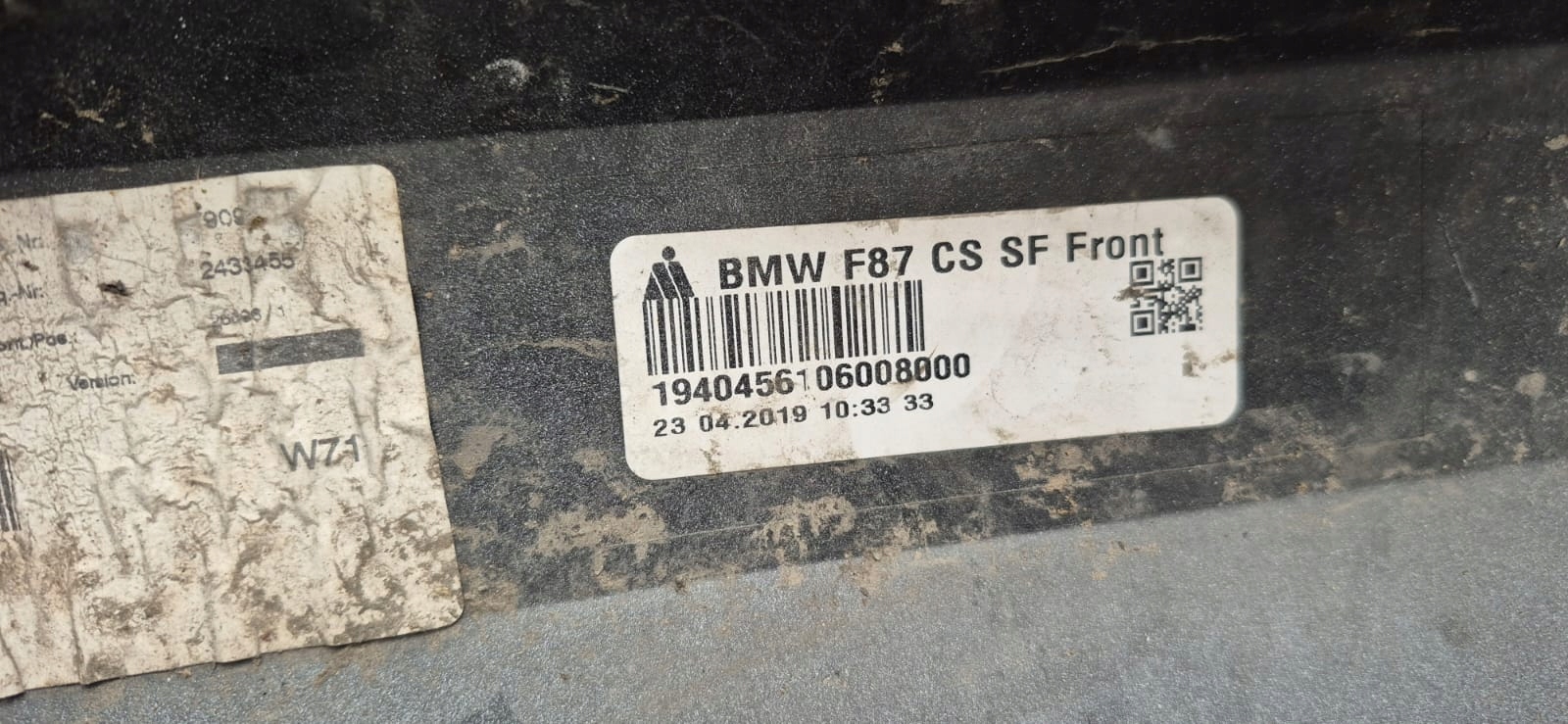 BMW M2 F87 CS COMPETITION bumper front front 4XPDC