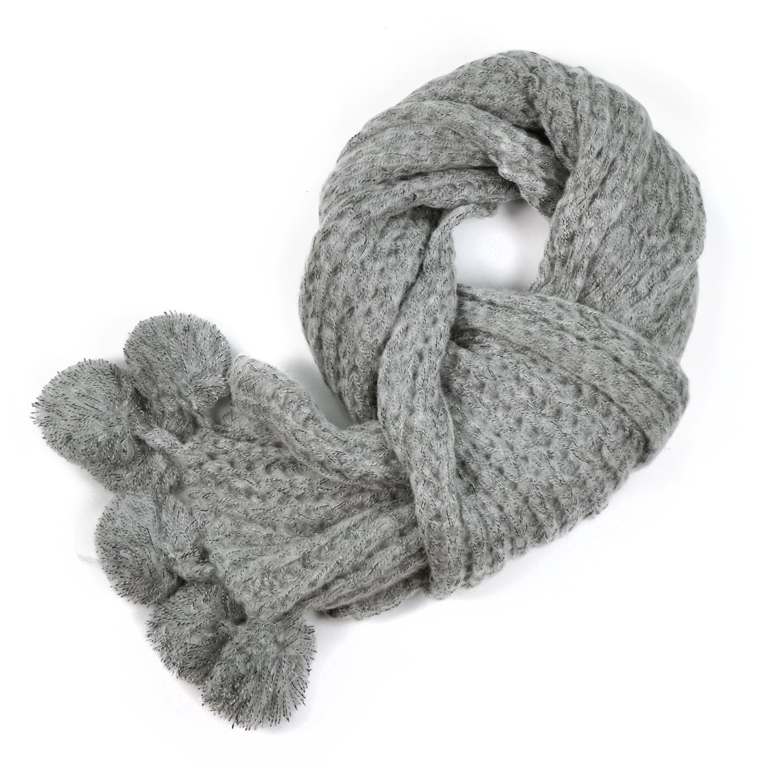 

Szaleo szal Pompony ciepły zimowy sz1850-1