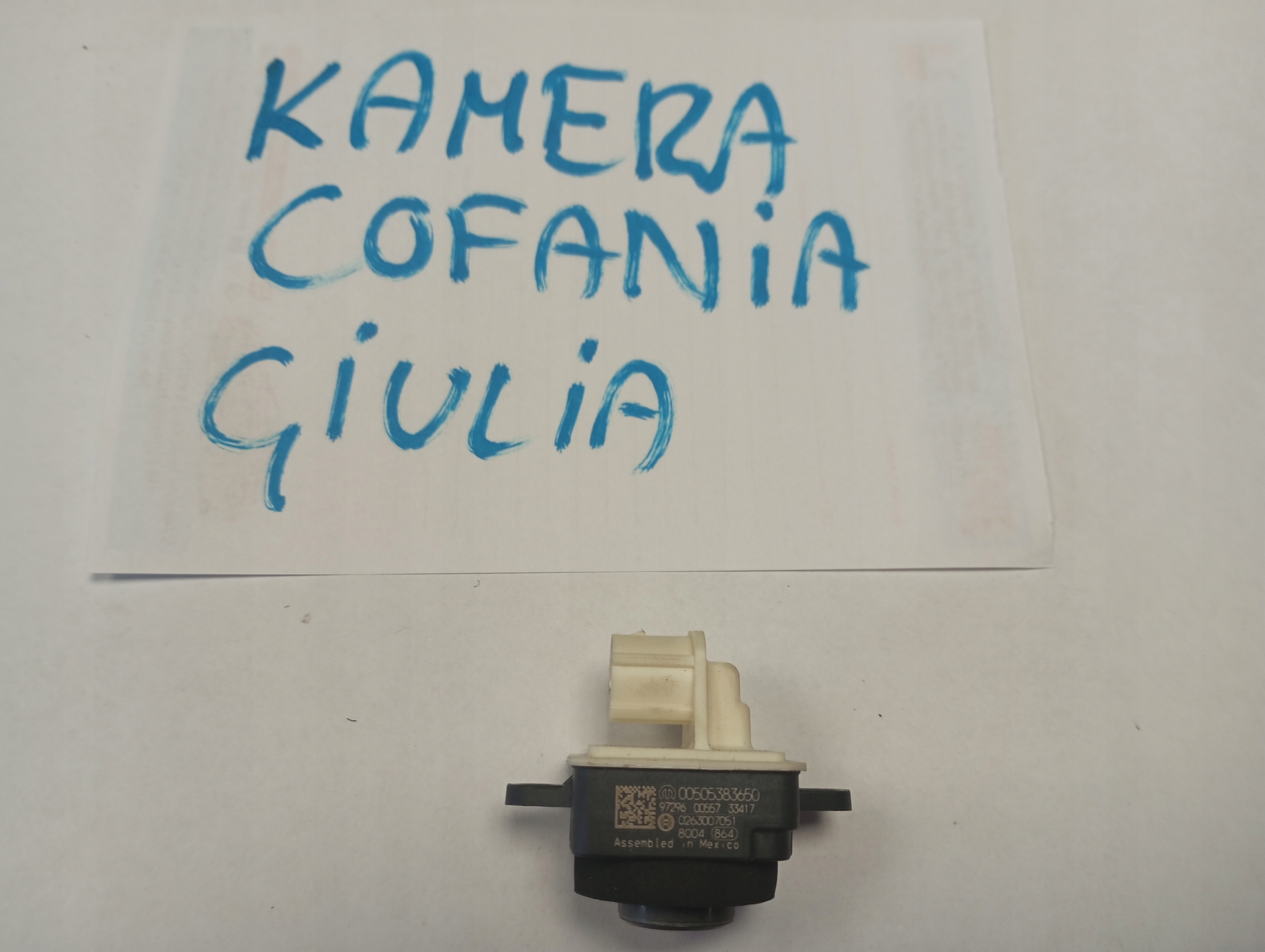 KAMERA reversing ALFA ROMEO GIULIA 00505383650