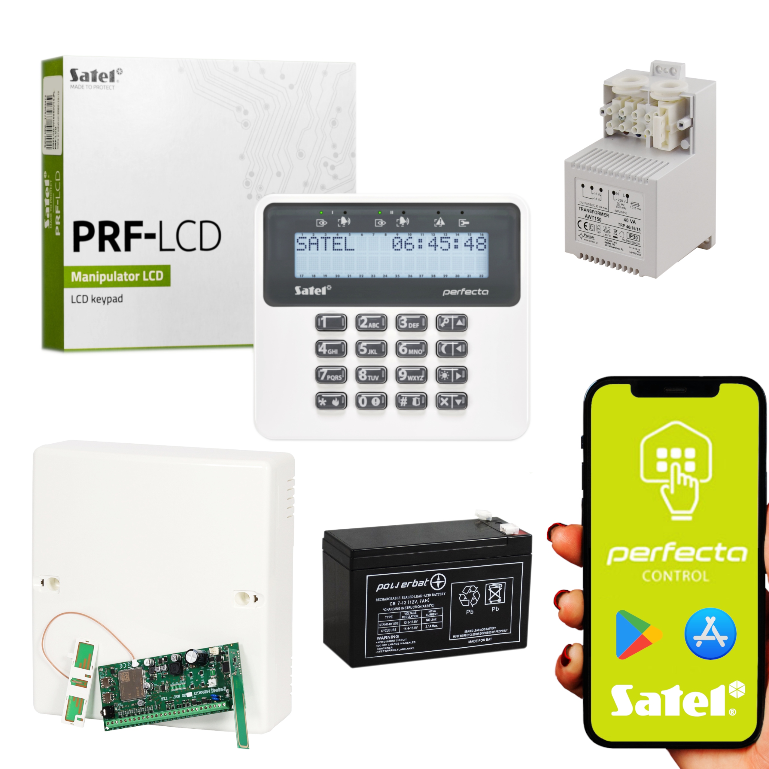 

Zestaw Satel Perfecta 16 Set-a Klawiatura Prf-lcd