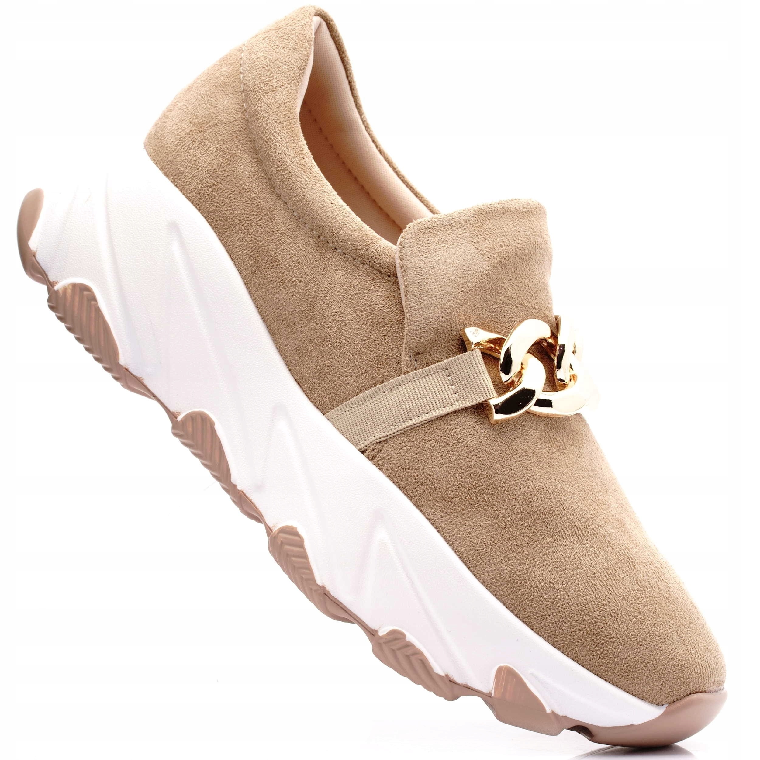 

Potocki Sneakersy Wsuwane Damskie Zamszowe 40