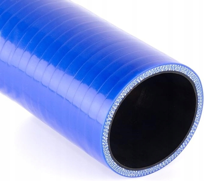 ŁĄCZNIK, RURA SILIKONOWA DOLOT - NIEBIESKA - długość: 50cm, fi: 51mm