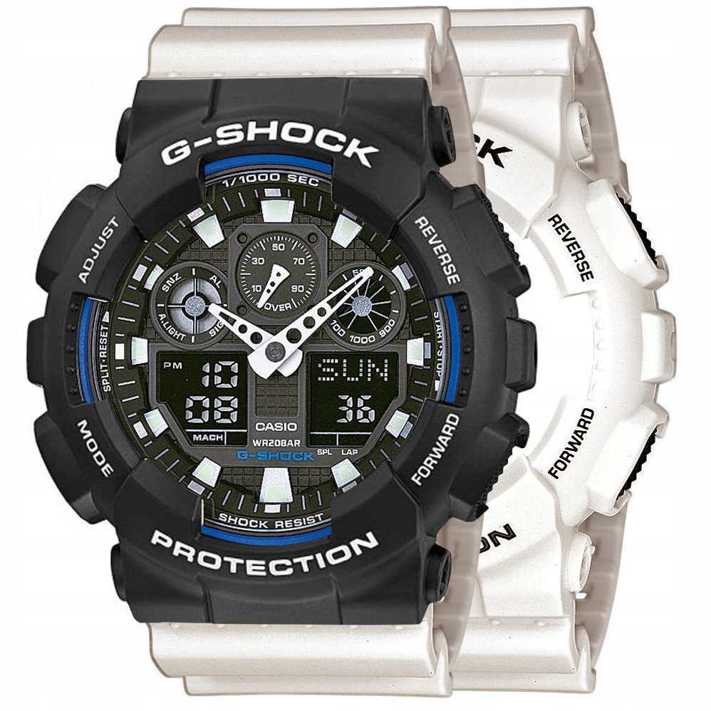 Hodinky Casio G-Shock Set GA-100B-7AER Bezel 10508136 Řemínek 10395227 20