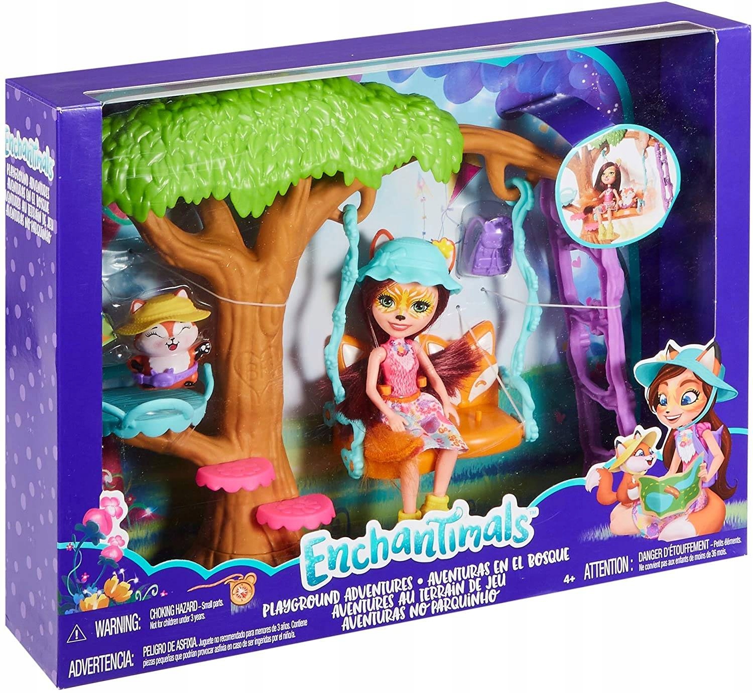 Mattel Enchantimals lalka plac zabaw FRH45
