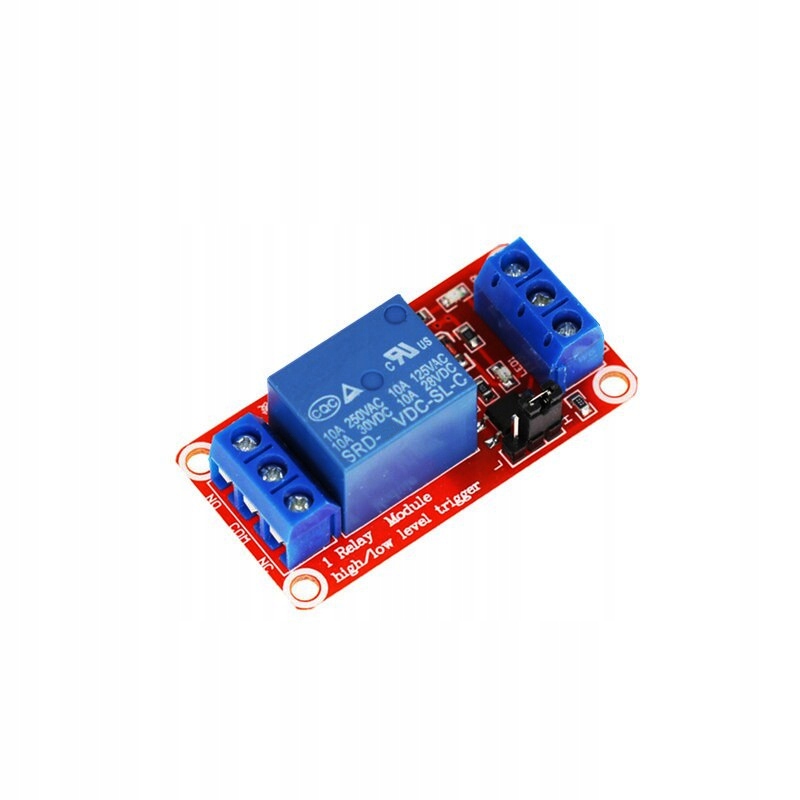 Moduł przekaźnika 12V 10A Low/high level