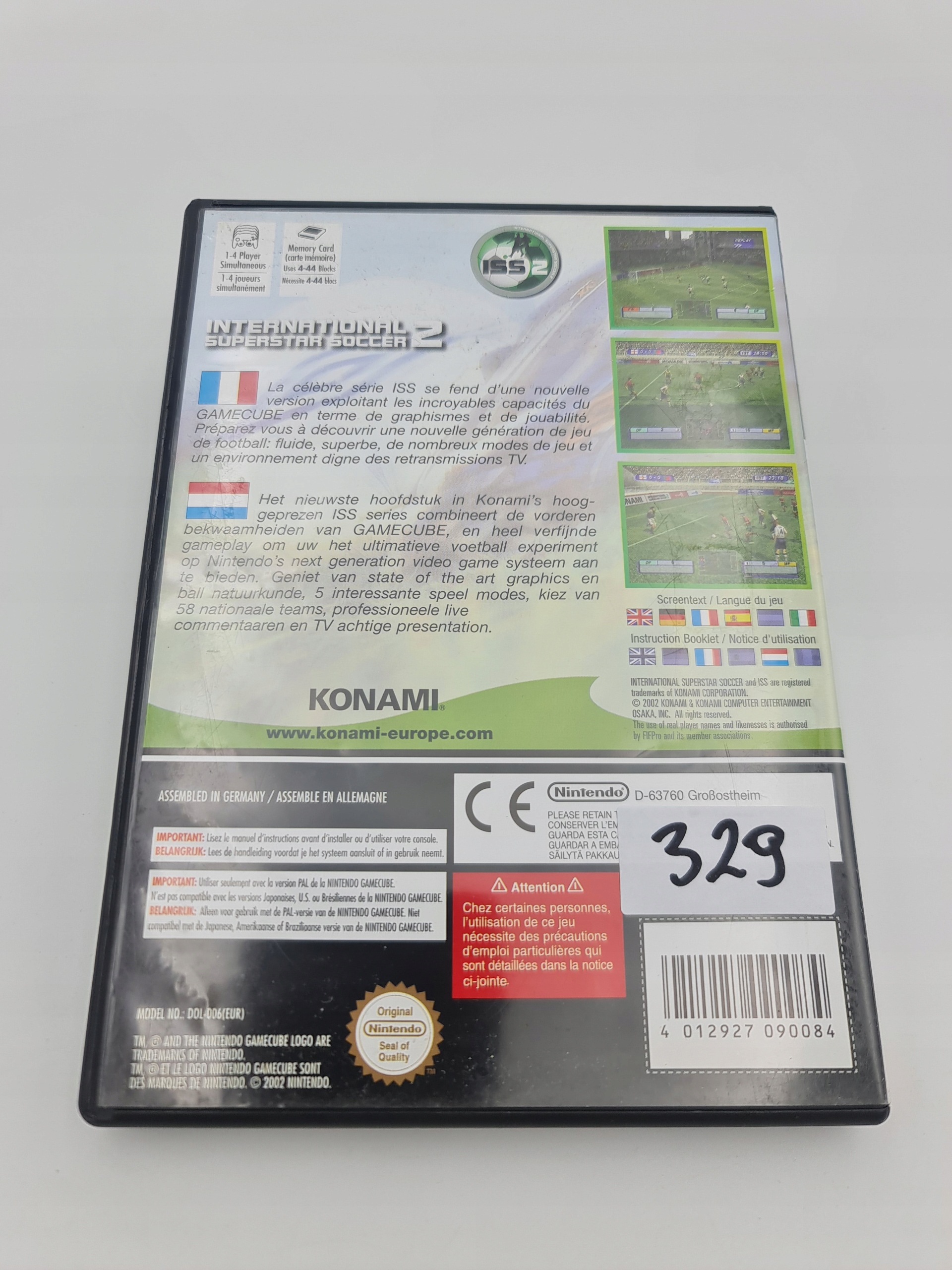 NINTENDO GAMECUBE INTERNATIONAL SUPERSTAR SOCCER 2 Platforma Nintendo GameCube