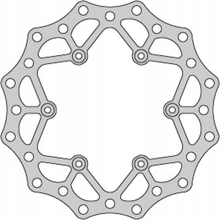 Delta Braking Brzdový Kotúč Zadný Yamaha Yz/wr 125 '98-01, Yz/wr 250 '98-'