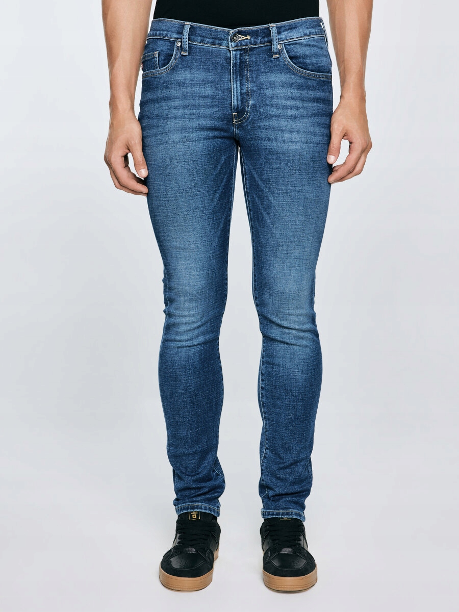 Big Star Pánské Džíny Skinny Modré Jeffray 366 W32 L32