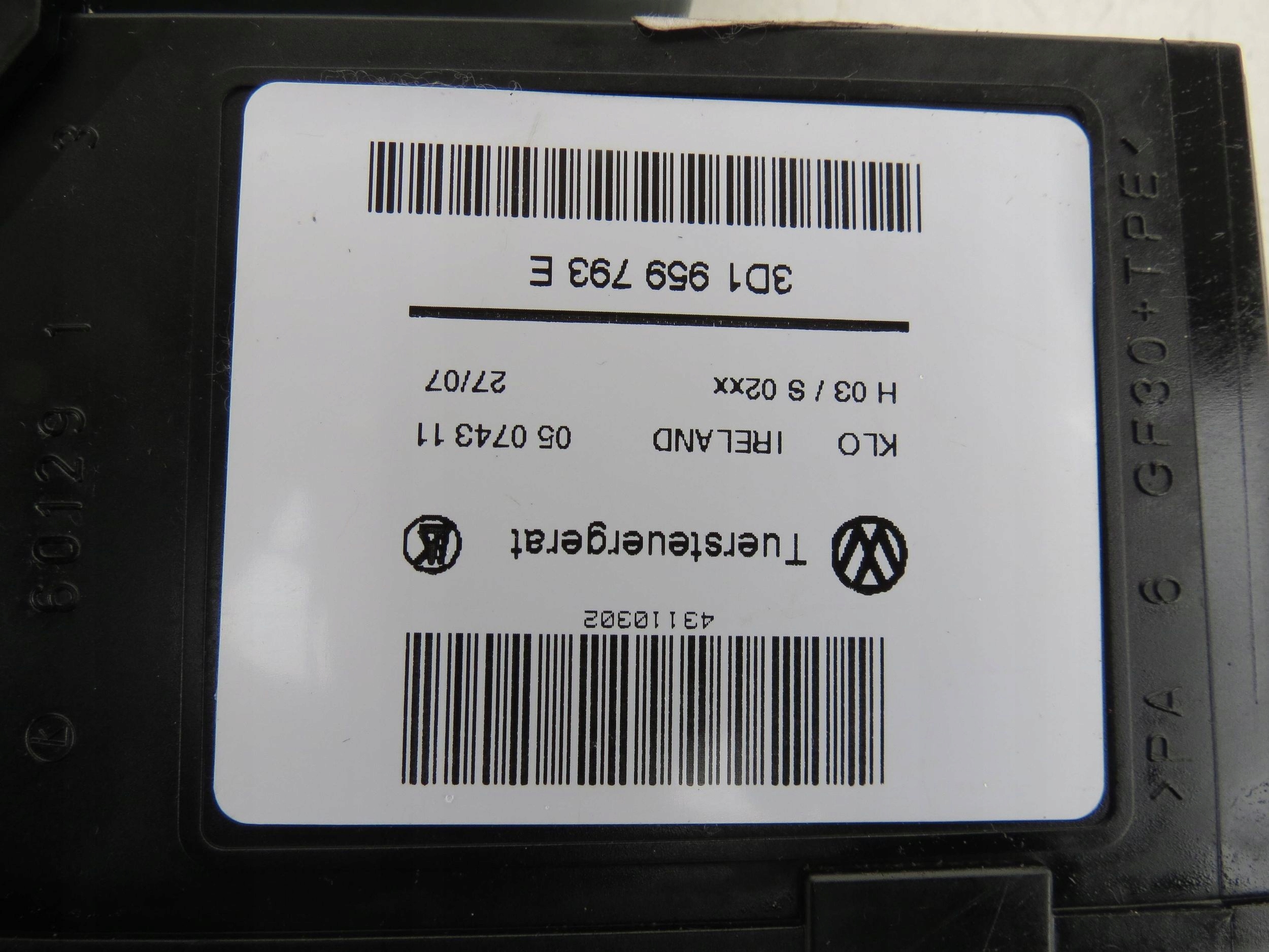 mini motor windows left front PORSCHE CAYENNE and 7L5 4.8 V8 3D1959793E