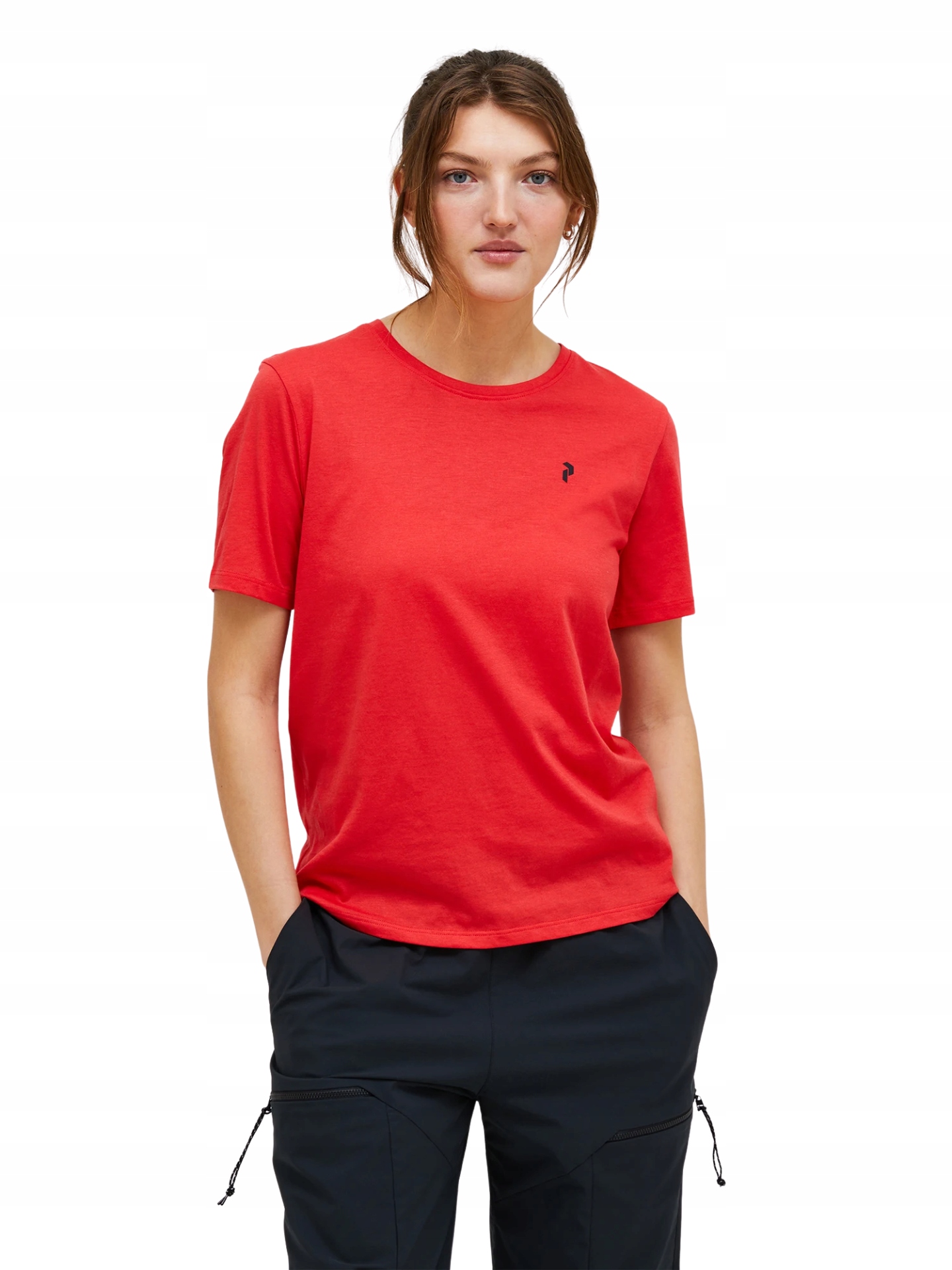 Tričko Peak Performance Explore Graphic Tee červené Xs