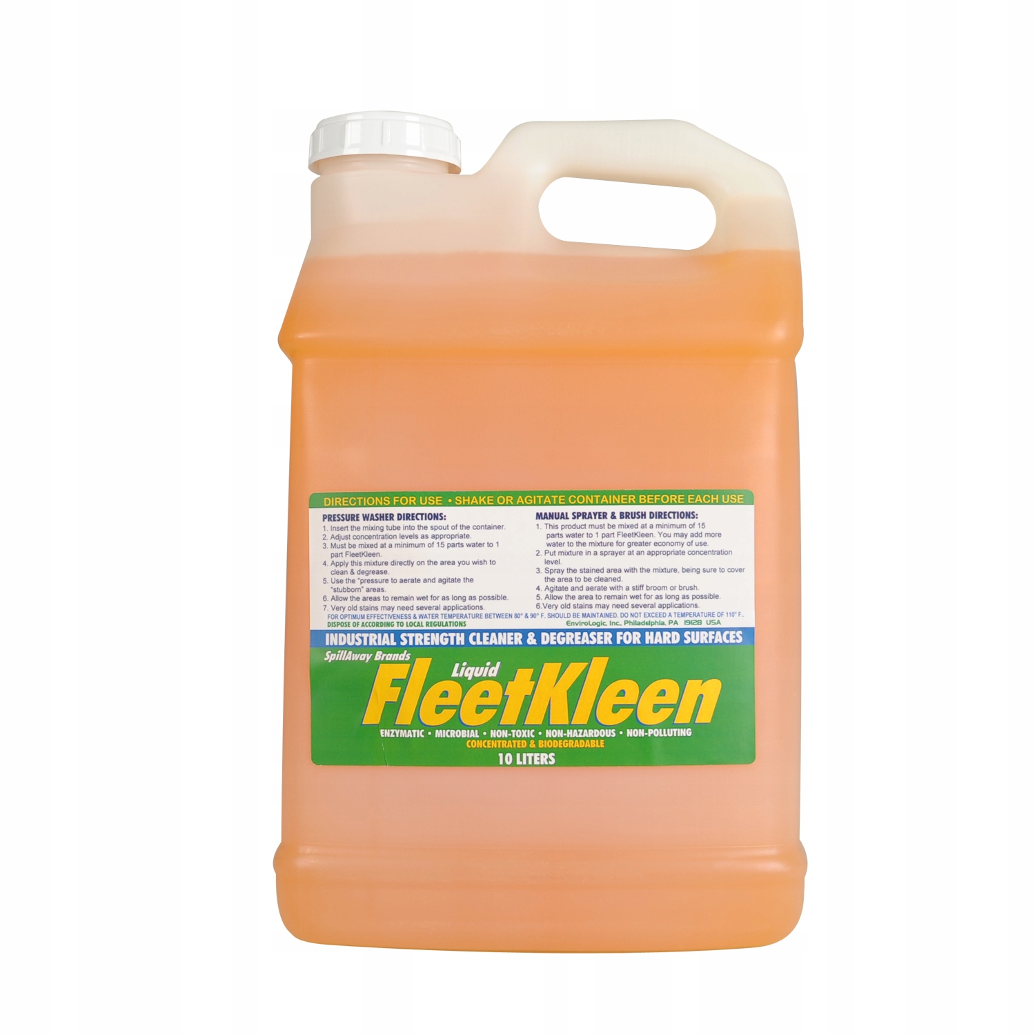 Průmyslový čisticí a odmašťovací přípravek SpillAway FleetKleen 10 l