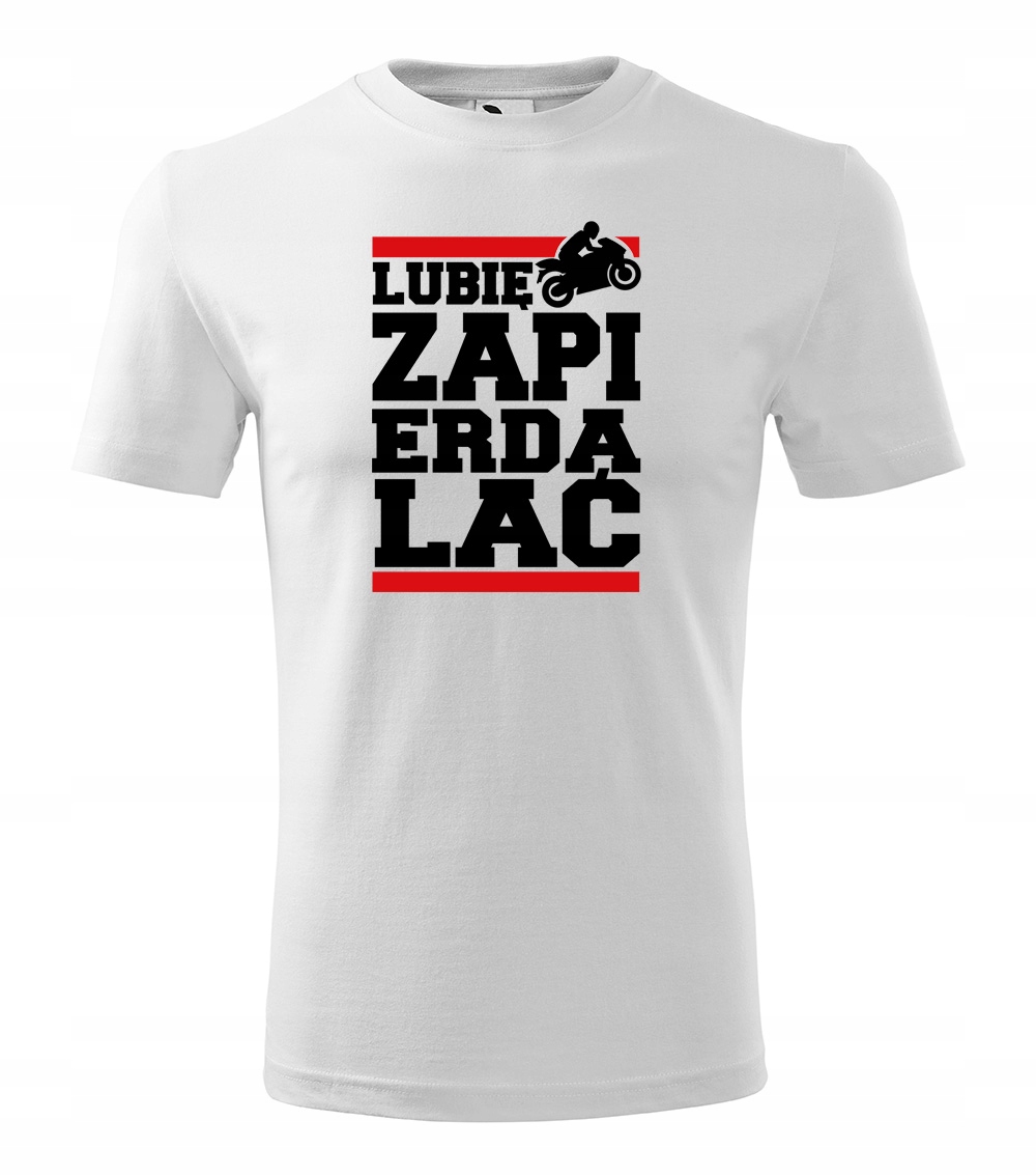 

Koszulka Męska Lubię Zapierdalać - Prezent - XL