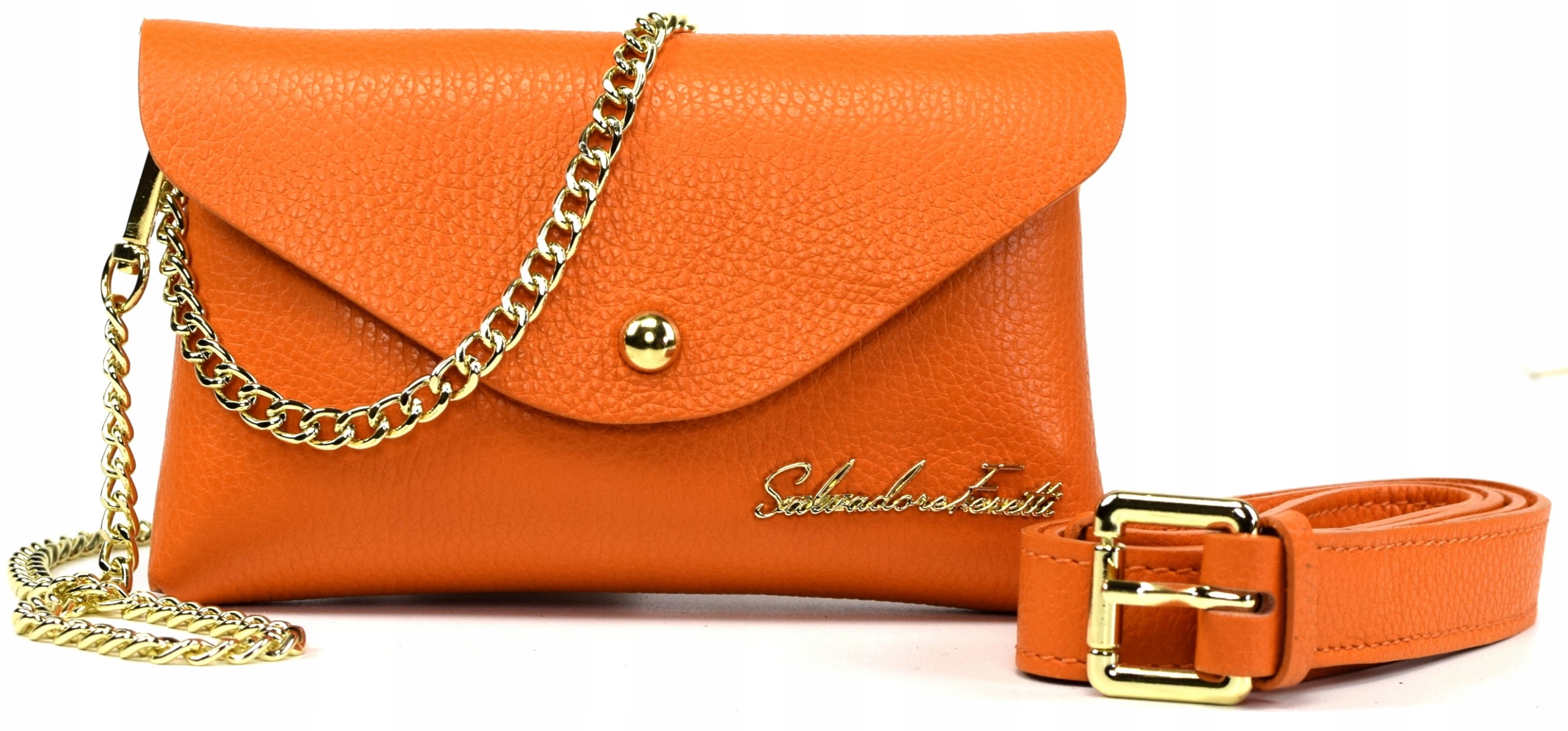 

Saszetka Nerka Salvadore Feretti Skóra Orange 884D