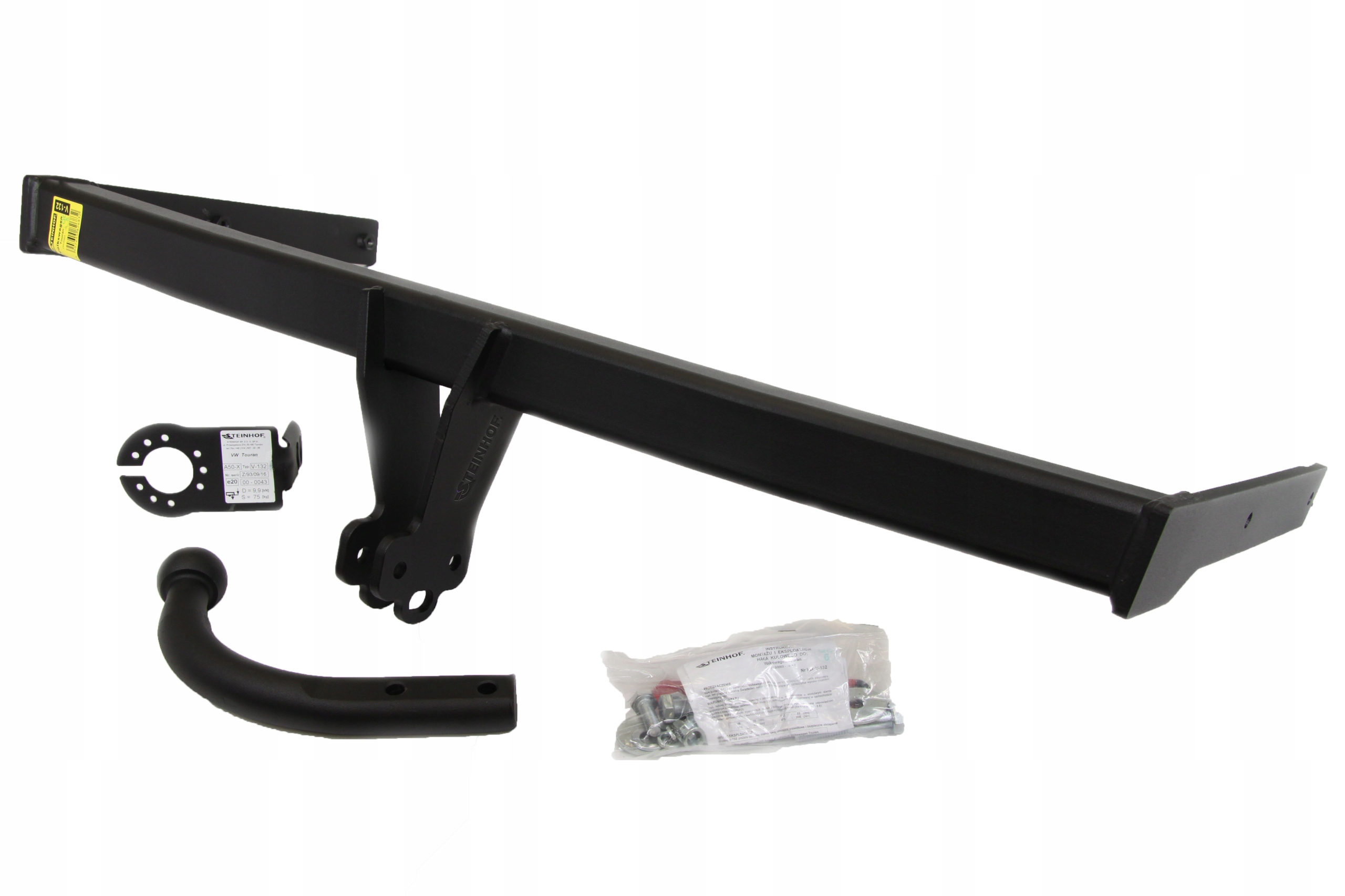 Hak holowniczy do VW Touran I 1T 03-15+Moduł 13pin Producent Steinhof