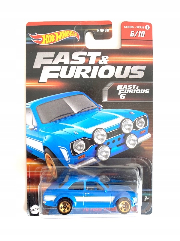 

Hot Wheels Ford Escort RS1600 szybcy i wściekli