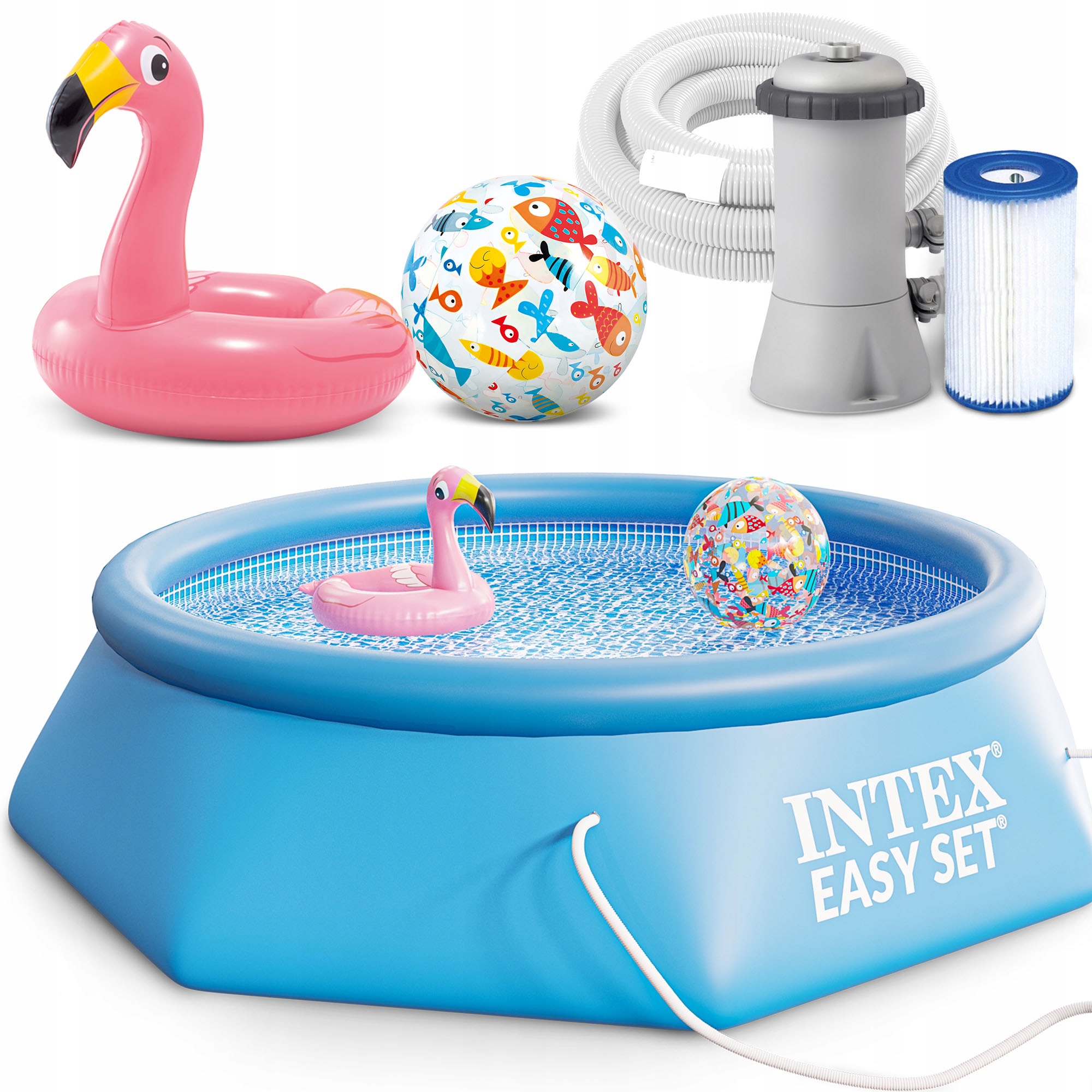 

Basen ogrodowy Intex z pompą filtr 366x76