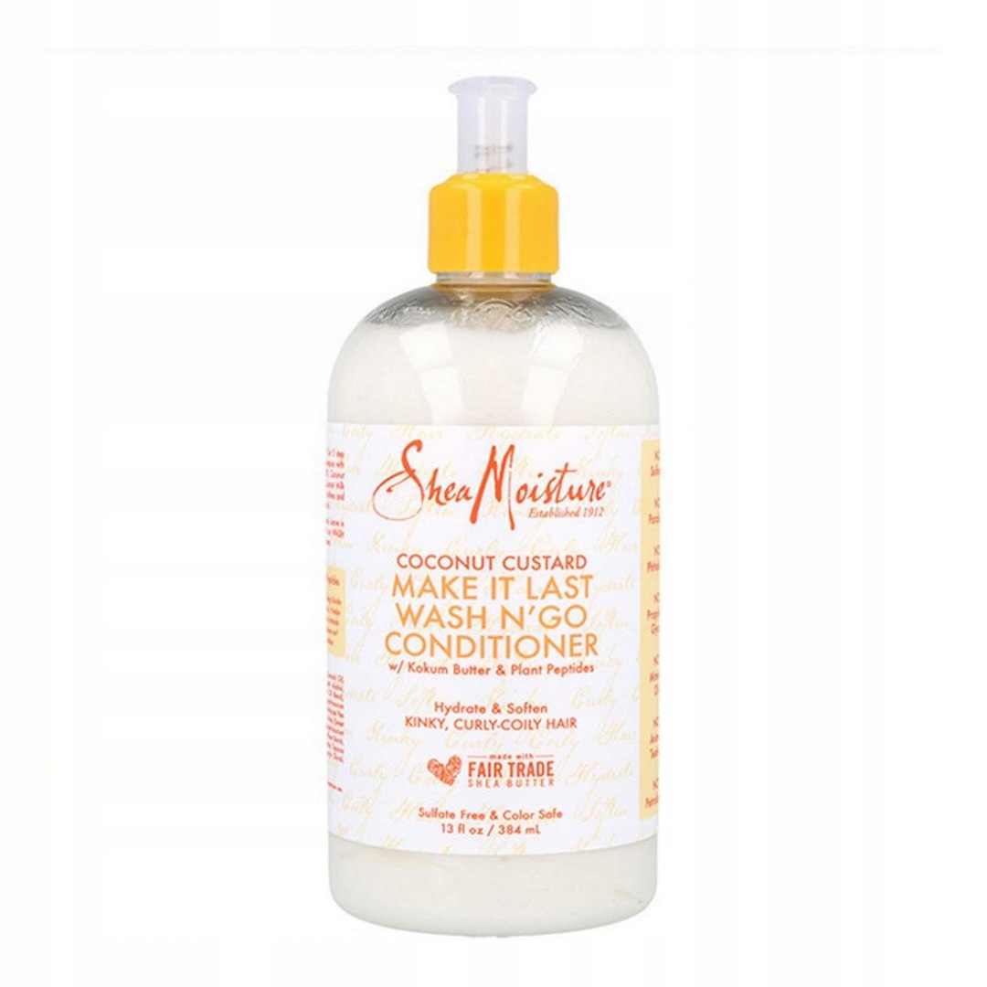 Kondicionér Shea Moisture Coconut Custard Wash N'Go Shea Moisture (384 ml)
