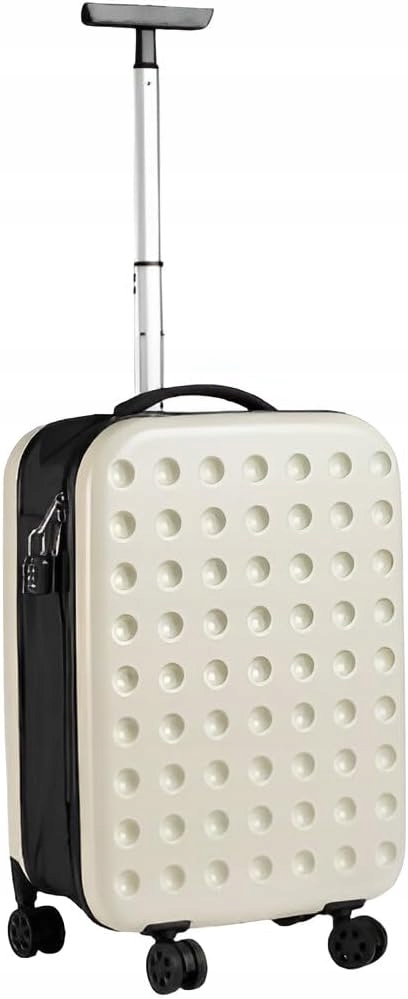 Kufr s tvrdým pouzdrem 56 x 35 x 23 cm a 4 kolečky, zámek Tsa Abs, béžová barva