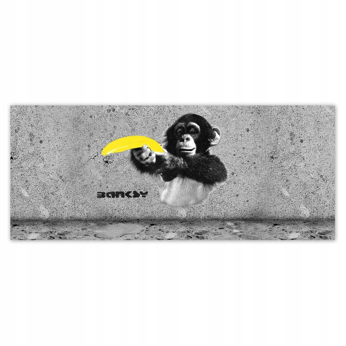 Fototapety 250x104 Banksy Banán Opice