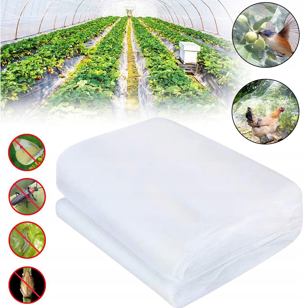 SIATKA CHRONIĄCA PRZED OWADAMI, SIATKA NA WARZYWA, SIATKA NA ROŚLINY, OWOCE