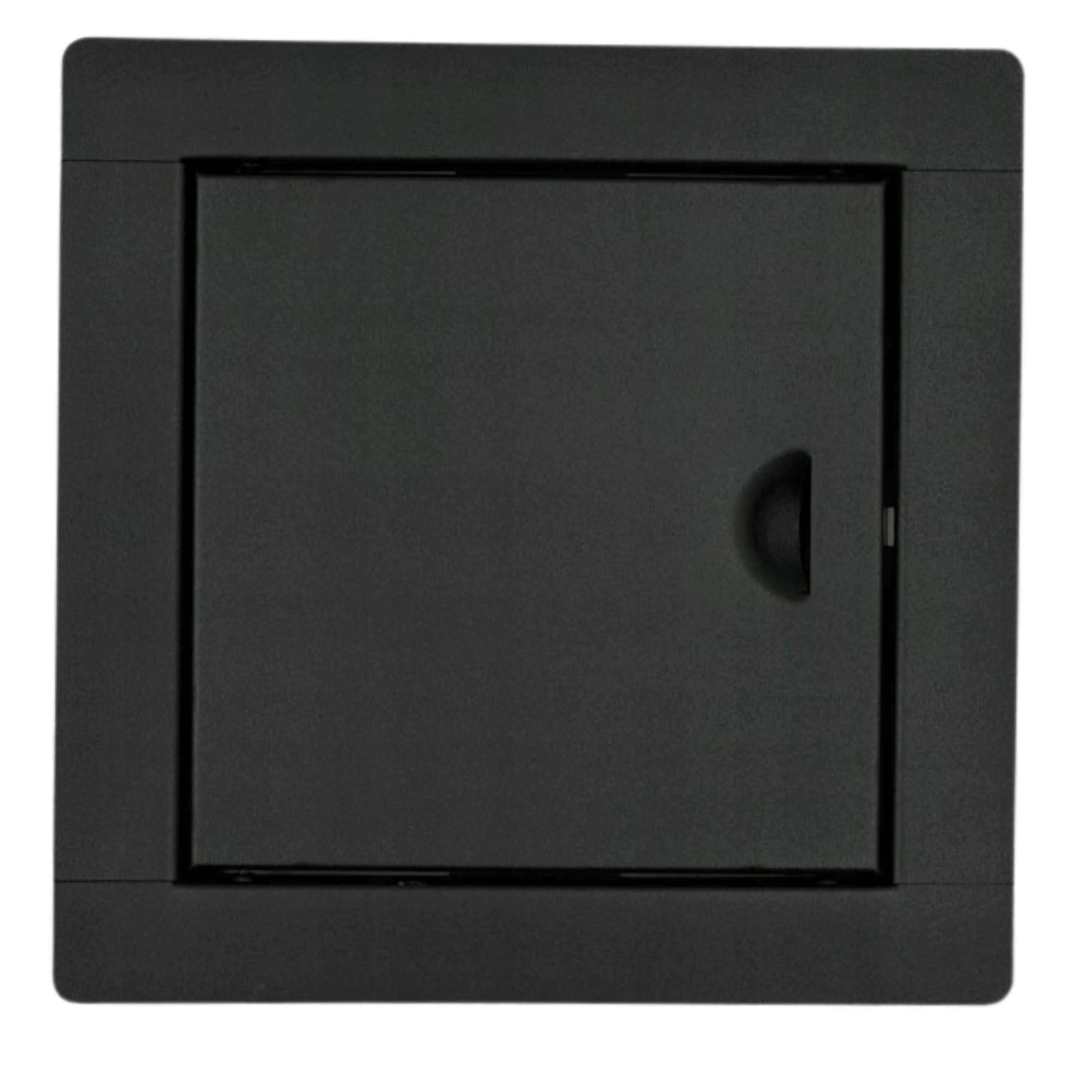 DRZWICZKI REWIZYJNE 15x15 METALOWE CZARNE REWIZJA KLAPA REWIZYJNA ZATRZASK