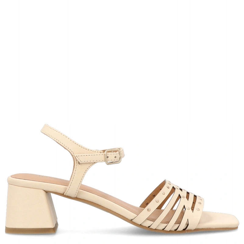 Španělské sandálky na podpatku Gioseppo 78014 Béžové 39
