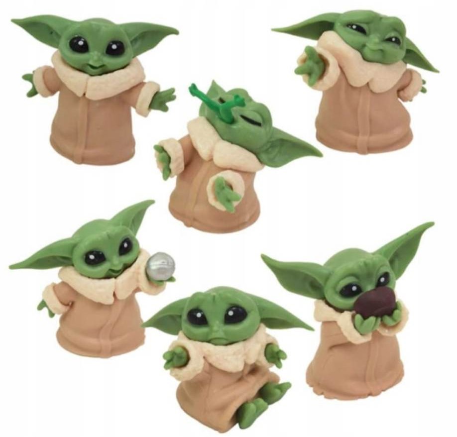 

Baby Yoda Star Wars Mandalorian 6 Figurek Zestaw