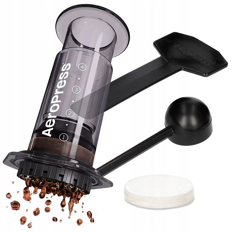 AEROPRESS CLEAR BLACK ZAPARZACZ i FILTRY - kolor czarny ORYGINAŁ Kod producenta 2387