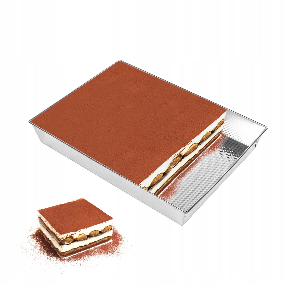 

Forma Blacha Do Ciasta Fakturowana 41 x30 x6cm Snb