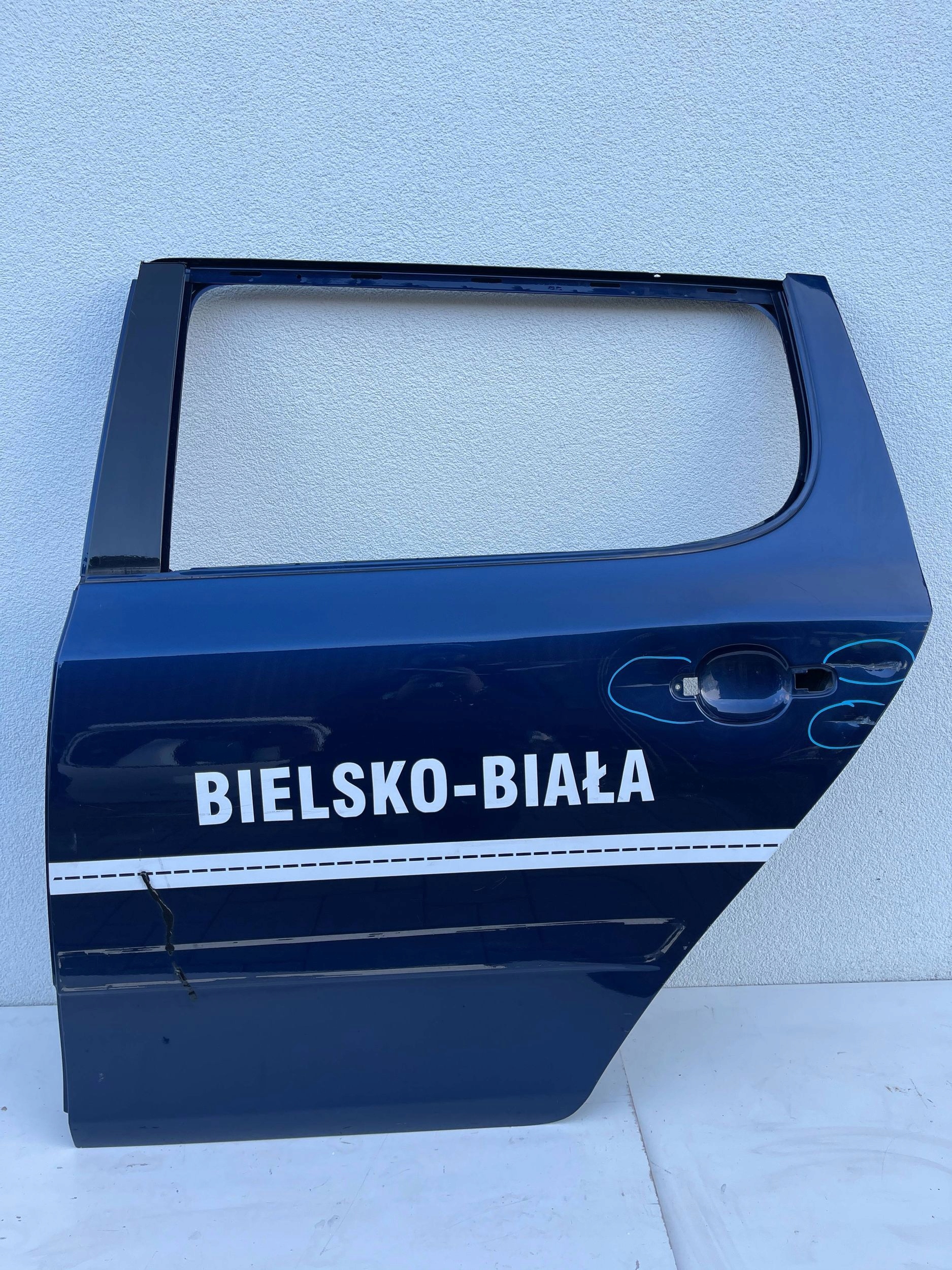 ajtó hátsó hátsó bal Skoda Fabia 2 II 07- HATCHBACK