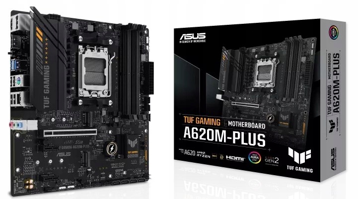 Asus Mb Sc AM5 Tuf Gaming A620M-PLUS, Amd A620, 4xDDR5, 1xHDMI, 2xDP,…