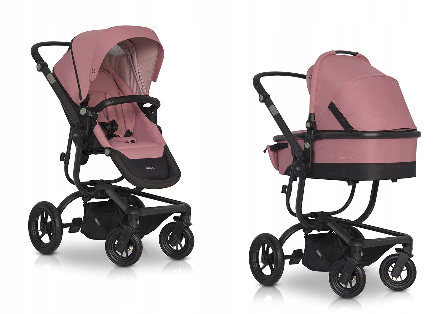 EasyGo Soul wózek 2w1 wielofunkcyjny 2x FOLIA