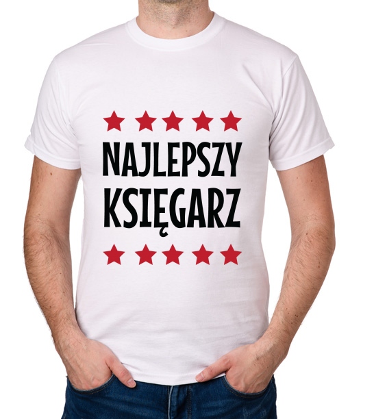 

koszulka Najlepszy Księgarz prezent