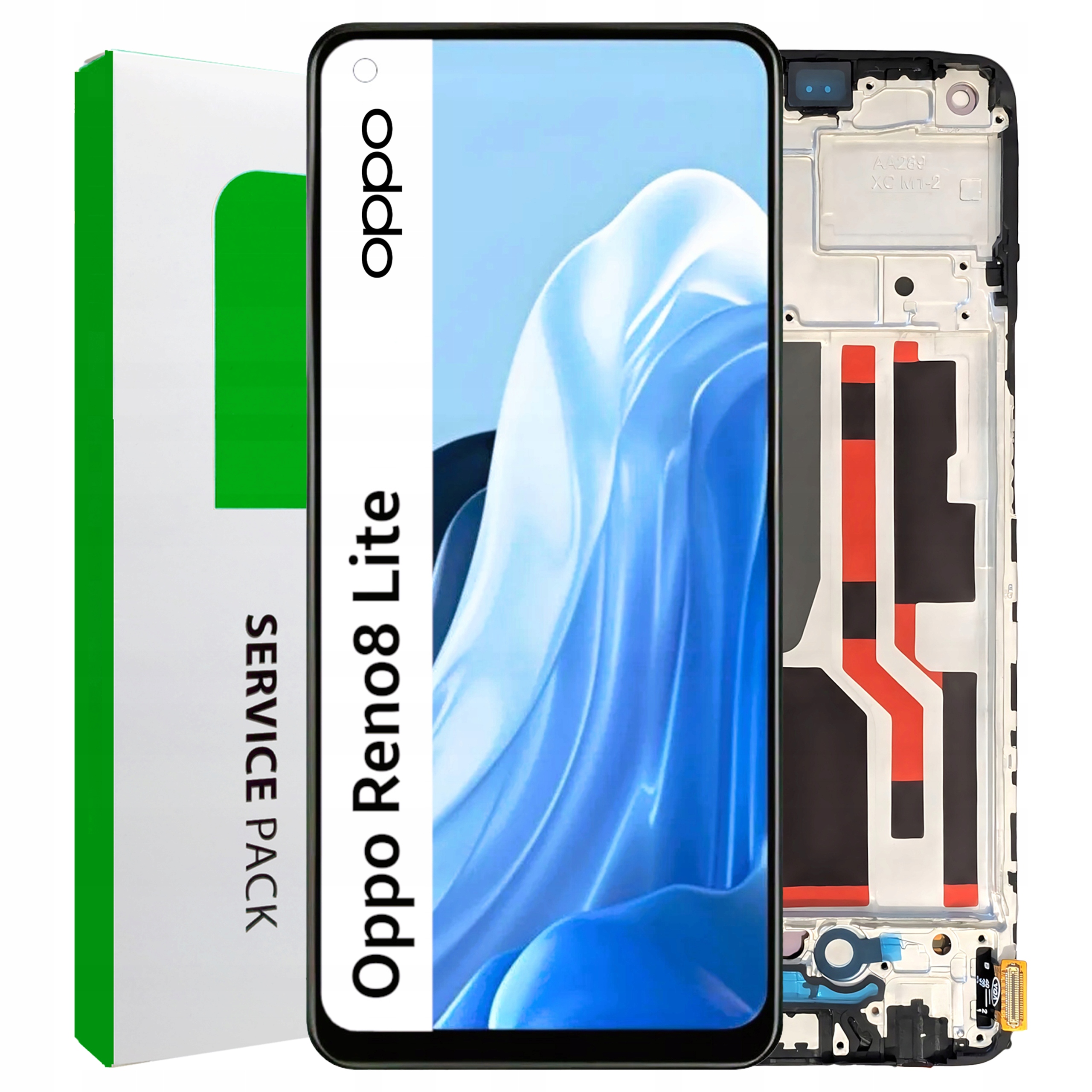 Displej pro Oppo Reno8 Lite LCD displej Rámeček Originální Zila