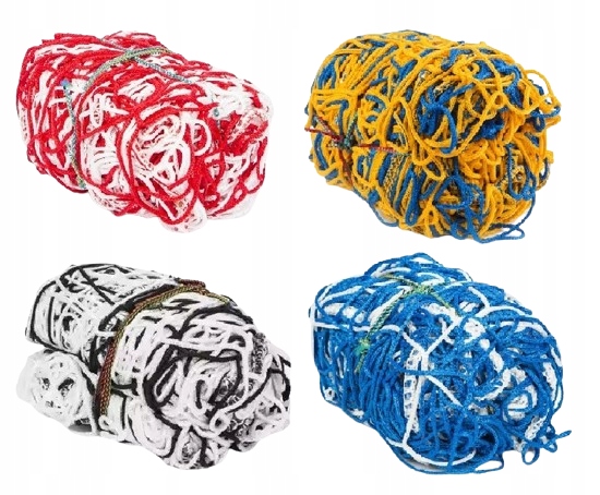 Siatka do piłki nożnej młodzieżowa 5x2 m głębokość 0,8x1 m PP/b 4 mm 2szt.