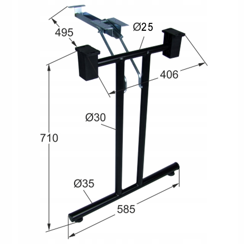 Nogi składane stół szkolny świetlicowy cateringowy Kształt inny