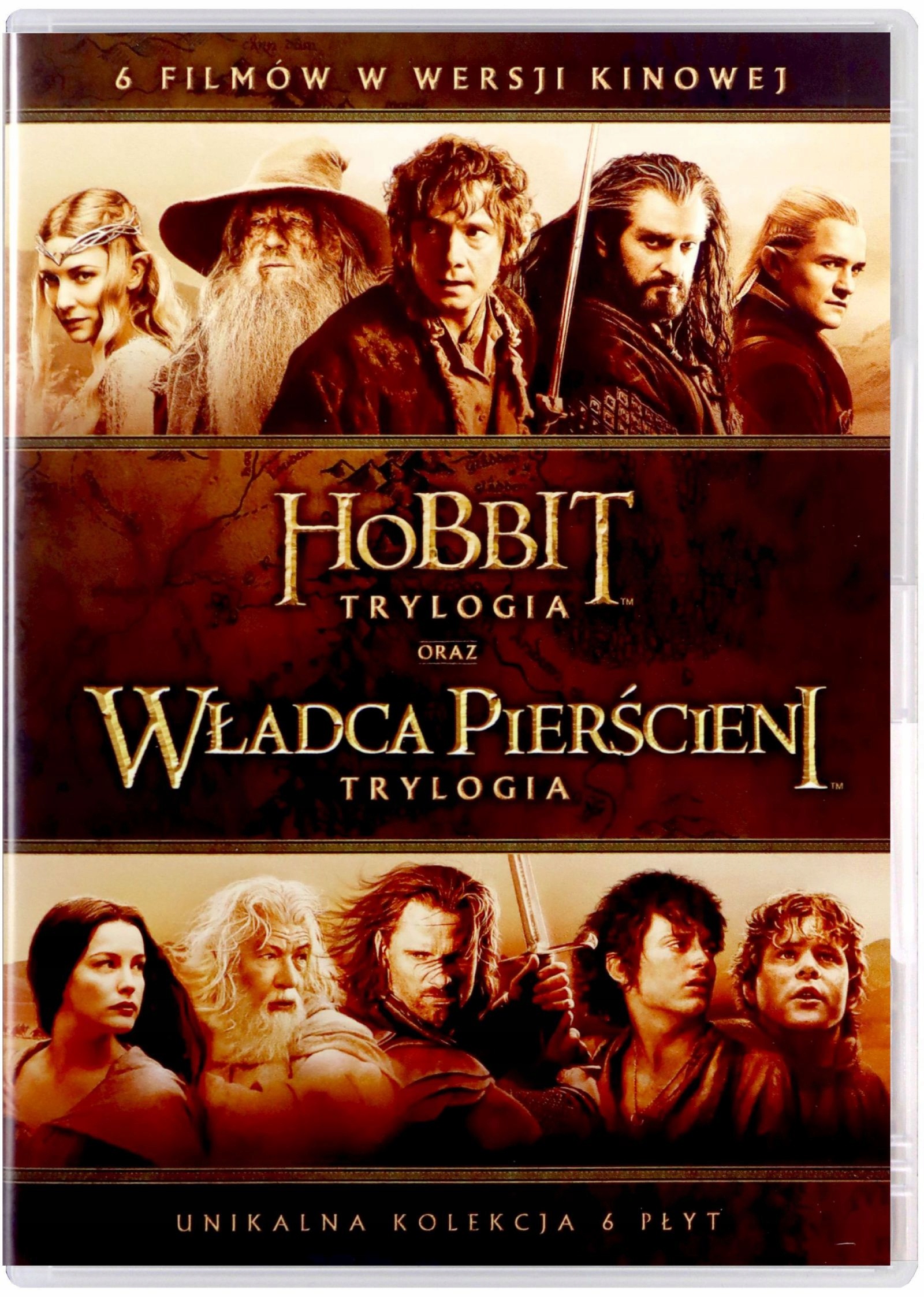 

Hobbit Władca Pierścieni 6 Filmów [6DVD]