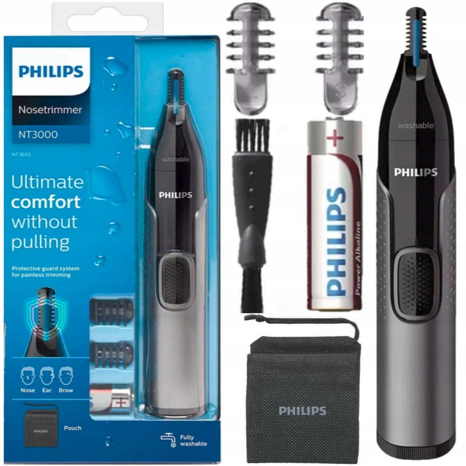 

Trymer Do Nosa Brwi Uszu Philips Golarka Etui