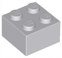

Lego 3003 Klocek 2x2 J. Szary Lbg 4211387 1szt N