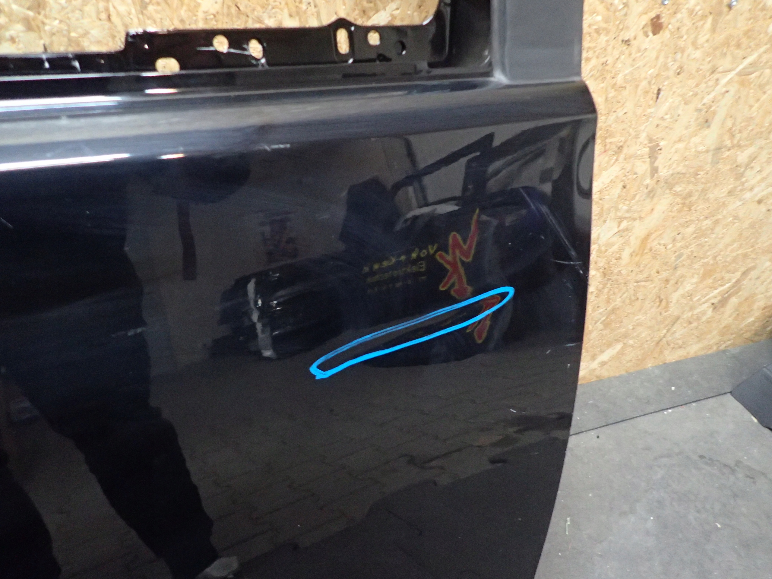 DRZWI PRZÓD PRAWE PEUGEOT RIFTER 18- Kolor do lakierowania