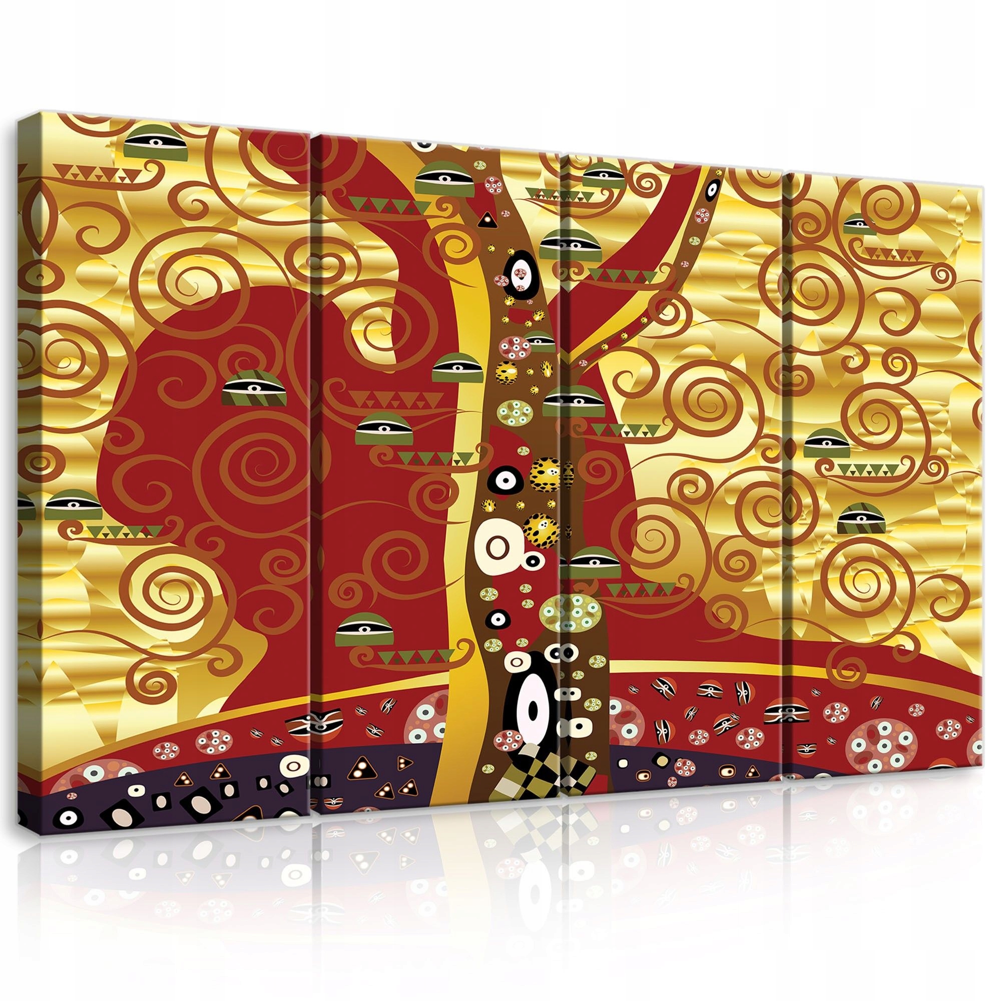 Obraz 120x80 Strom života Klimt modernizmus symbolizmus zlato červená život