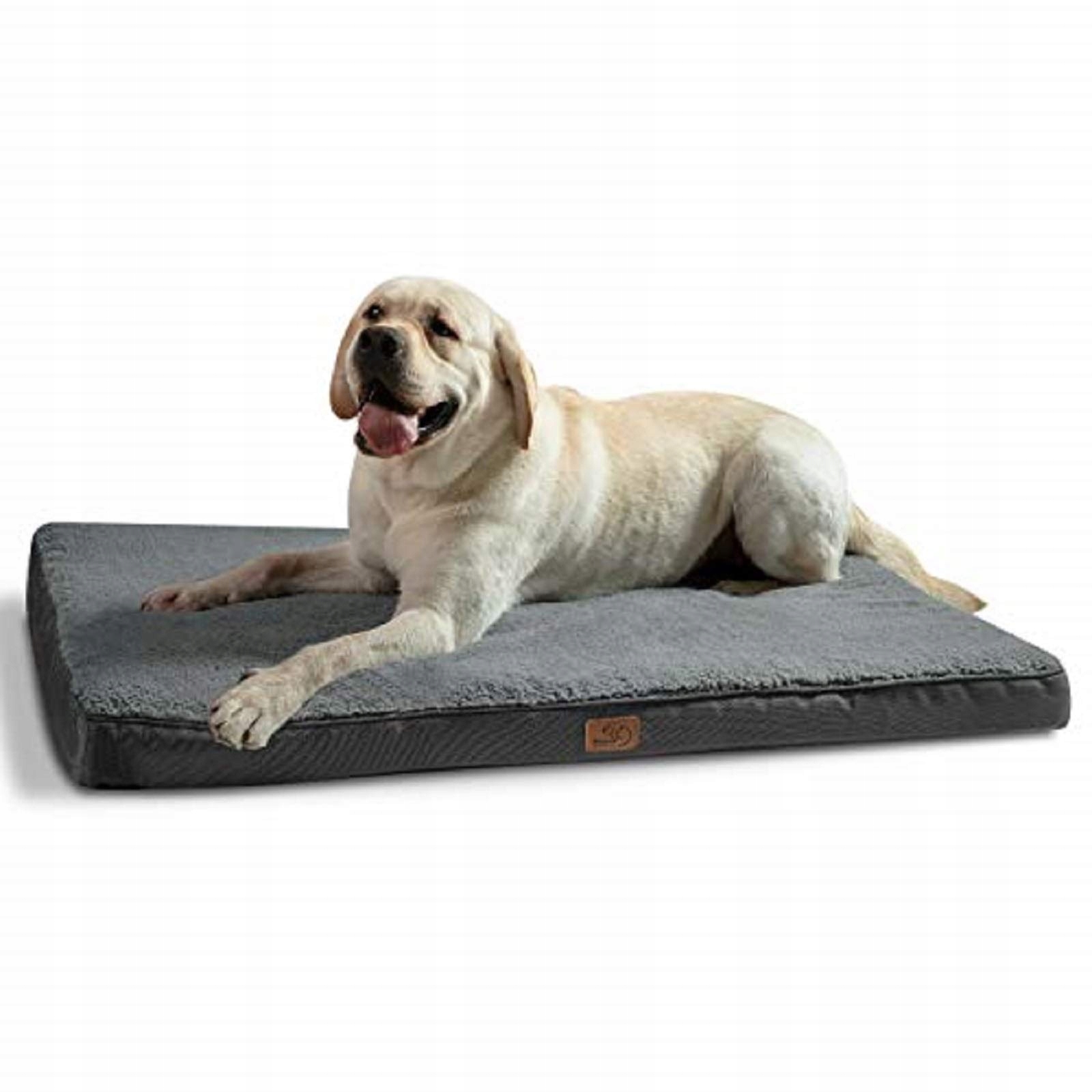 Pelíšek pro psa XL 112x81 cm šedé Bedsure